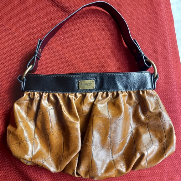 Black and Brown Simply Vera Vera Wang Shoulder Bag - Picture 1 of 6